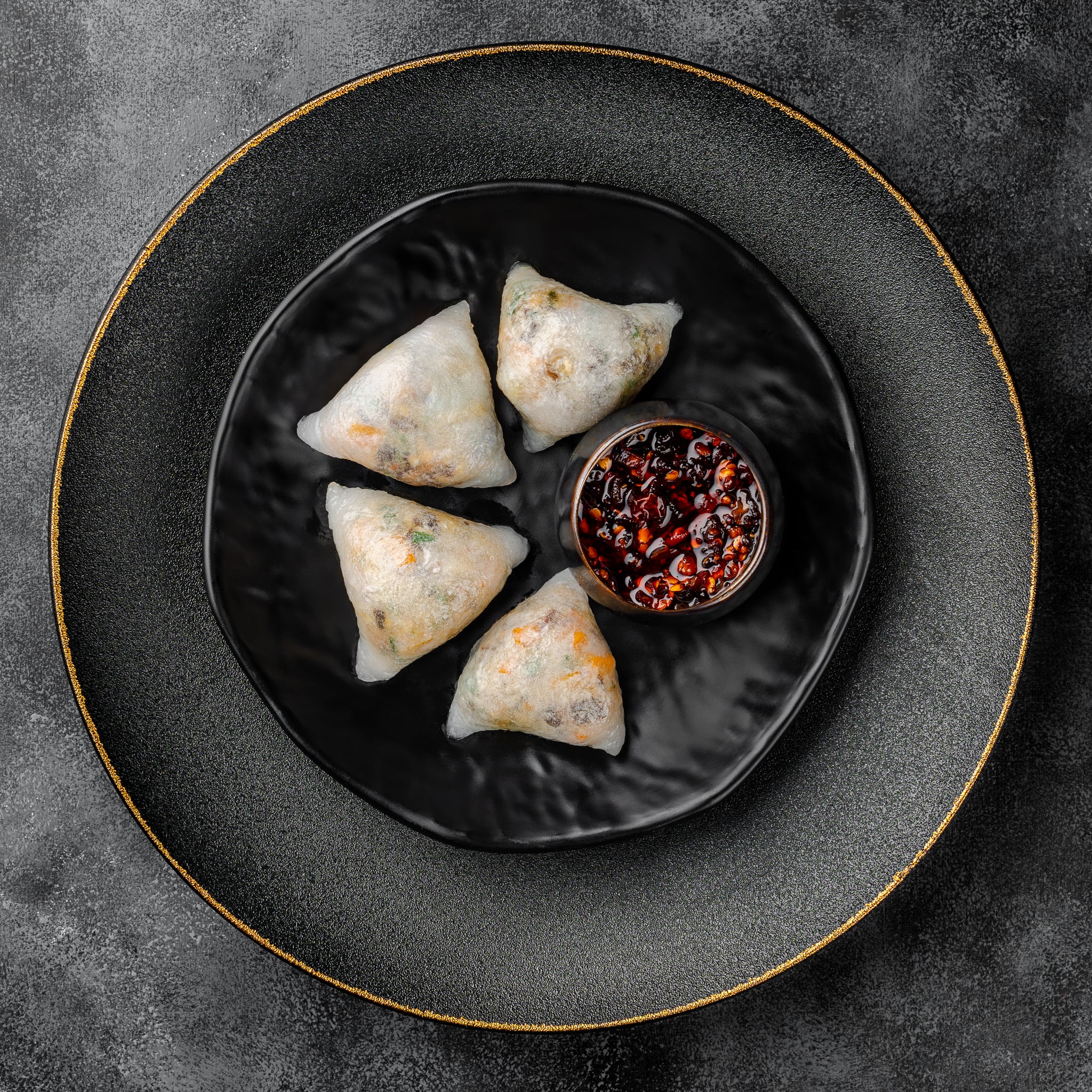 Gluten-free Exotic Veg Crystal Dimsums